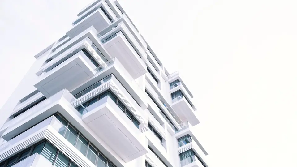 A modern apartment building